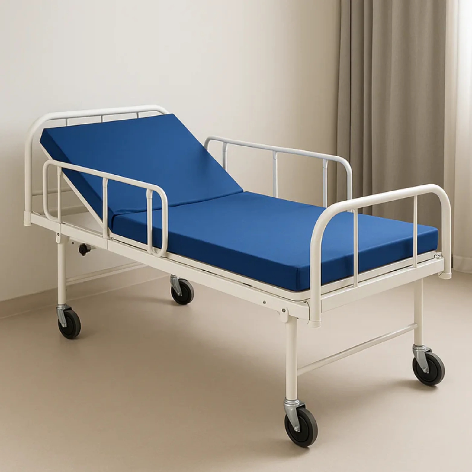 Untitled design (10) Fowler Hospital Bed (Manual) Rental | Kolkata | O2 For Everyone - Image 1